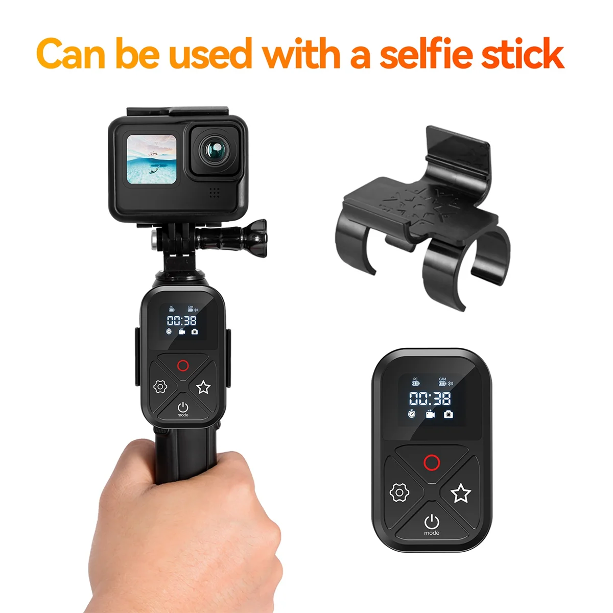 TELESIN T10 80 м Bluetooth пульт дистанционного управления для GoPro Hero 11 10 9 8 Max смартфона