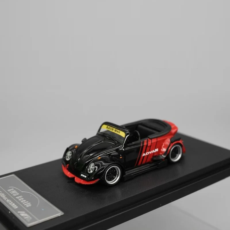 

HKM 1:64 Beetle RWB Advan Convertible Version With Accessories Alloy Simulation Model Car