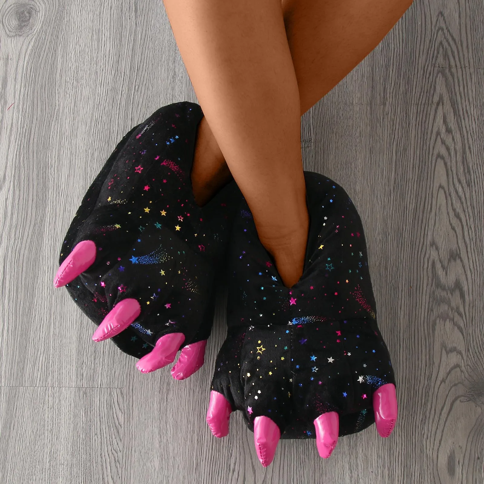 Новинка зимние теплые мягкие домашние тапочки женская мужская и детская обувь