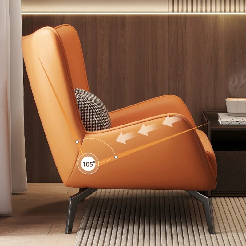 Кожаная подставка для одного человека балкона кресло салона ногтевого дизайна