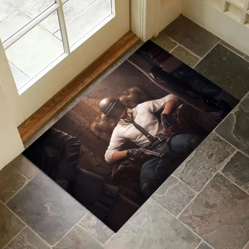 P-Playerunknowns Battlegrounds Напольный Коврик 1 Шт. Противоскользящий Резиновый Ковер Для