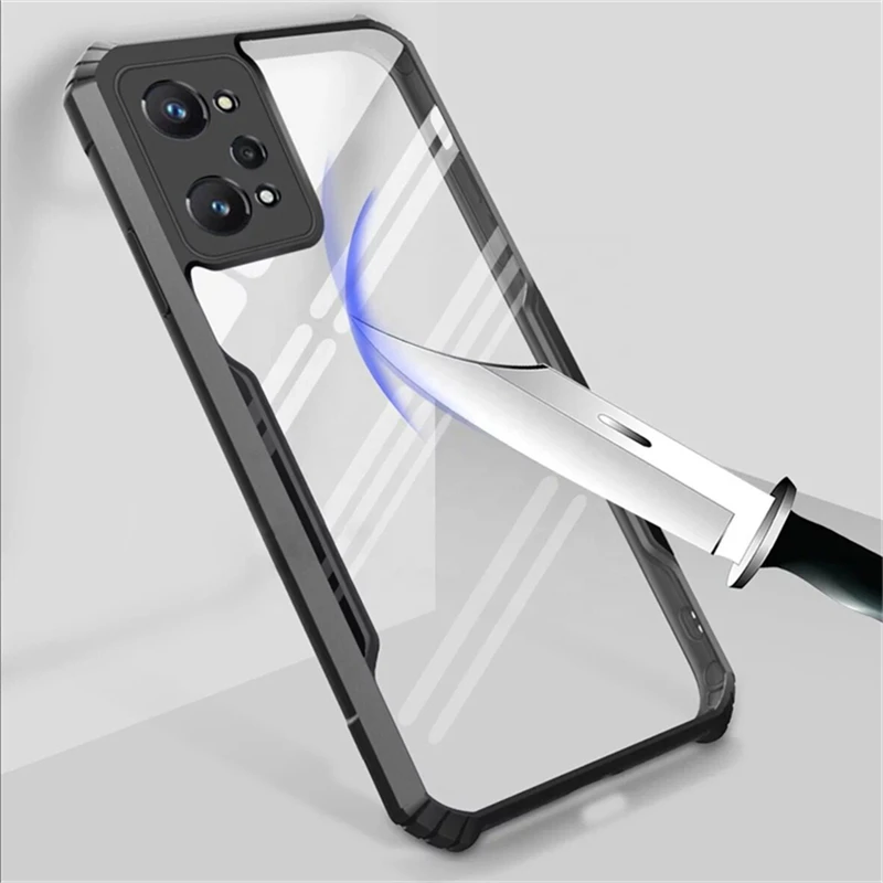 Чехол для Realme 9 Pro Plus чехол 9i GT Neo 2 2T C12 C35 C21 Realme9i прозрачный мягкий противоударный