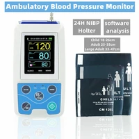abpm50 ambulatory blood pressure monitor nibp holter usb software 24 hour record with 3 cuff