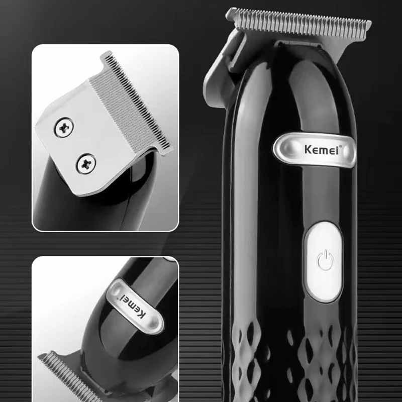 Kemei профессиональный триммер для волос с Т-образным лезвием и бородой
