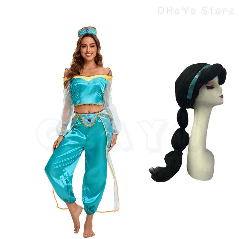 1000 ночей аниме фильм сказочные принцессы косплей парик костюм Джами арабские