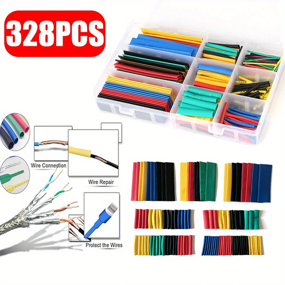 127-750 шт. термоусадочная трубка термостойкая комплект термоусадочной упаковки