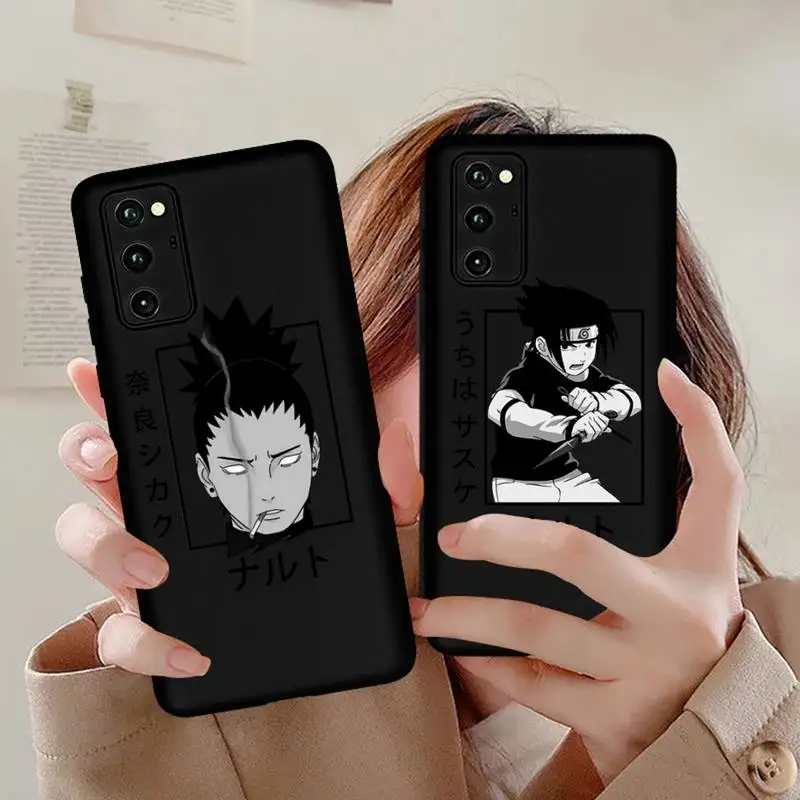 

Anime Naruto Itachi Uchiha Sasuke Kakashi Phone Case For Huawei Honor 70 60 50 30 20 10 9 X 9X V30 Pro Lite View