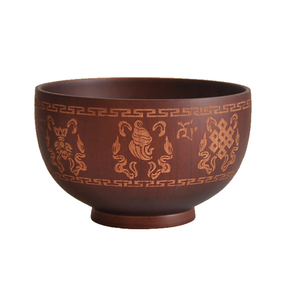 

Деревянная чаша Ghee, резная резьба, поднос для сервировки, лапша, контейнер для риса, фруктов