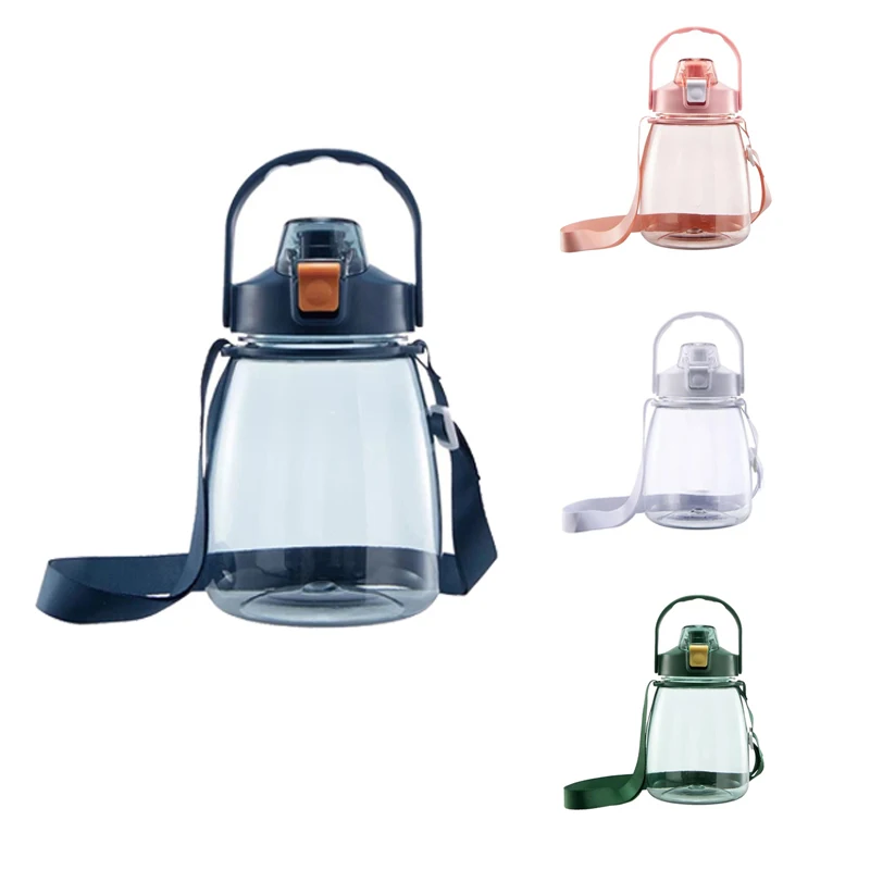 Большая кружка для пудинга Студенческая портативная соломенная Милая бутылка