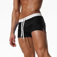 2022 new swimwear men sexy swimming trunks hot swimsuit mens swim briefs beach shorts summer shorts men