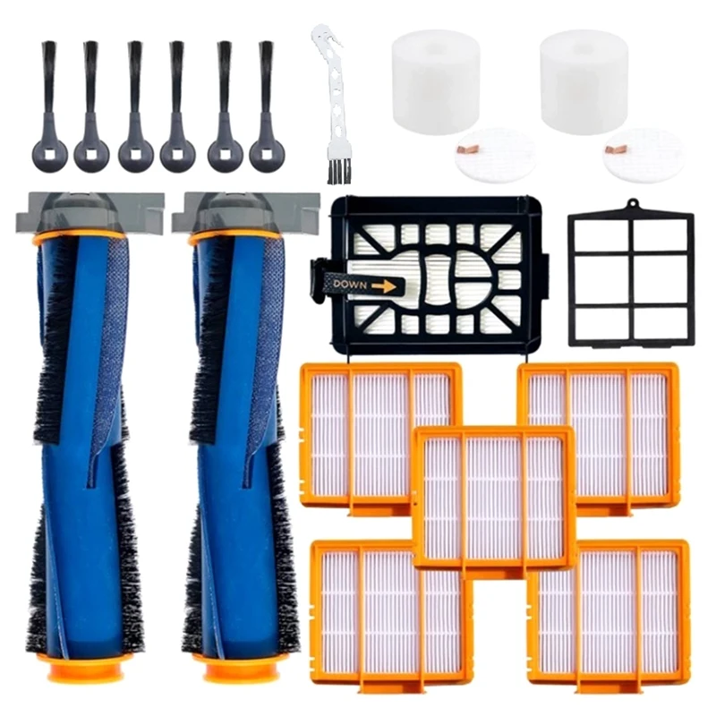 

Аксессуары для Shark AI AV2501S AV2501AE RV2502AE RV2520AOUS AV2510AOUS аксессуары кисти в комплекте HEPA фильтры, 1 комплект