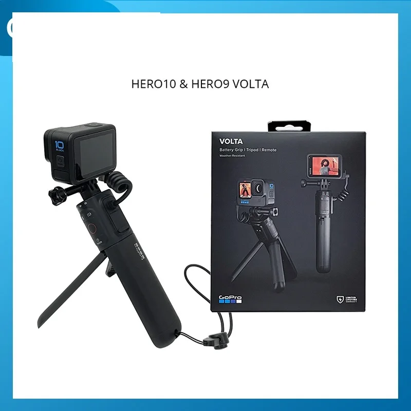 

2023 для HERO11 HERO10 HERO9 Volta батарейный блок 4900 мАч аккумулятор штатив с беспроводным управлением совместимый с модами GoPro
