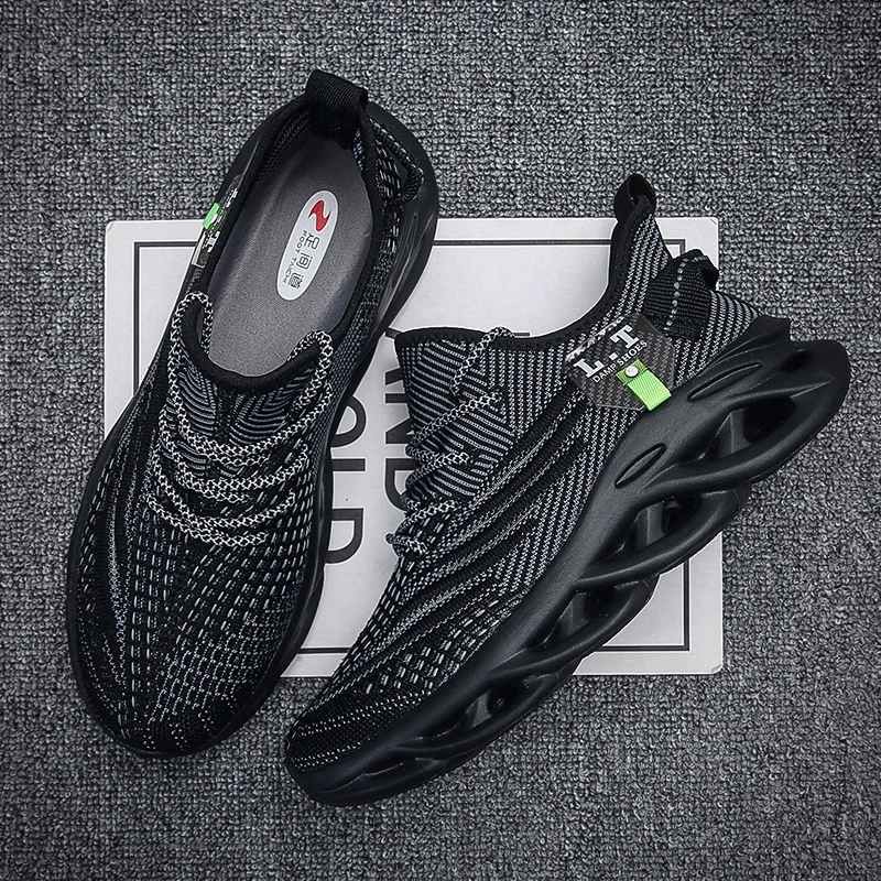 SENAGE Quality Men Shoes Ultralight Blade Sport Running Shoes Anti-Slip Outdoor Jogging Sneakers Mesh Breathable Male Footwear