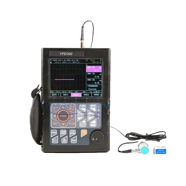 

YFD300 Digital ultrasonic Ultrasonic Flaw Detector FD201, NDT UT, ultrasound weld testing equipment 10 hours working