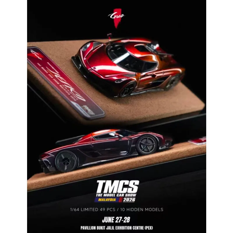 Фото Модель автомобиля GUO 1:64 TMCS Malaysia, лимитированная серия, с эффектом изменения цвета, из смолы. №1