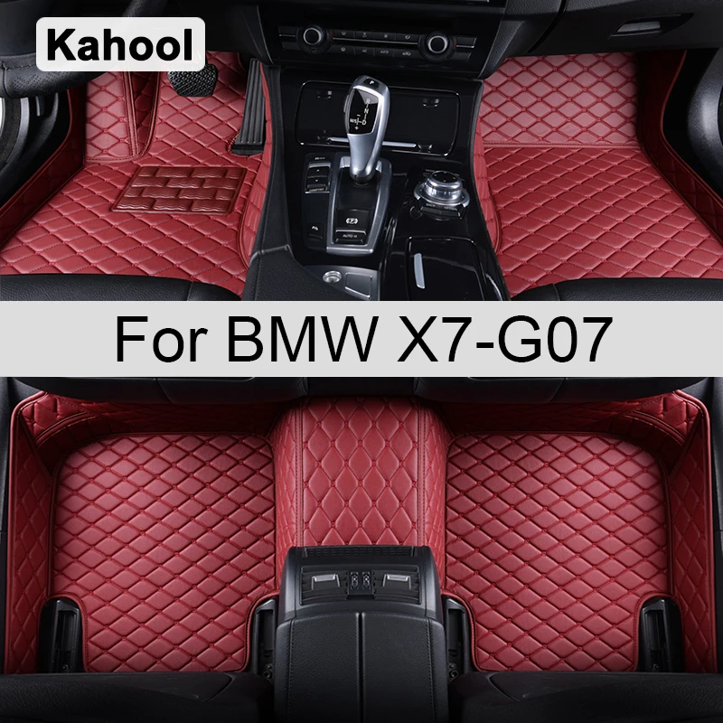 

Kahool Car Floor Mats For BMW X7 G07 2019-2022 Years Foot Coche Accessories Auto