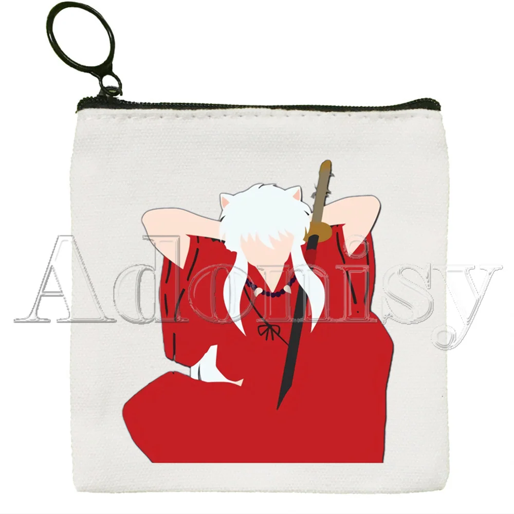 Inuyasha New Women's Bag Pure White Bag Handmade Cloth Bag Coin Purse Whiteboard  Bag Handbag