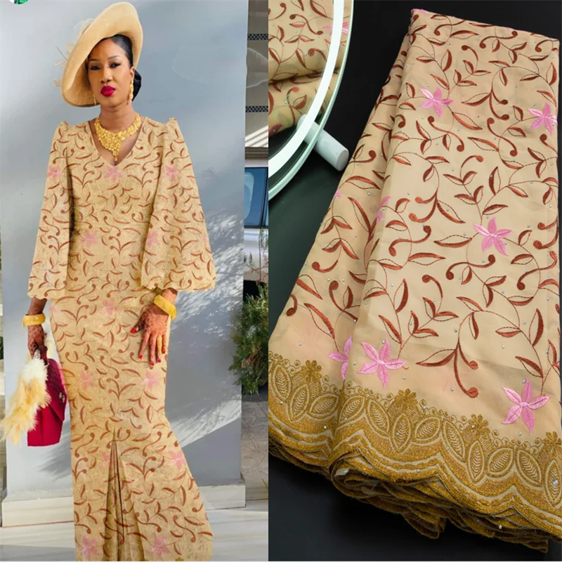 

Swiss Voile Lace Fabric 2023 High Quality African Dry Cotton Lace Fabric Nigerian Embroidery Lace Fabric For Party Dresses A3260