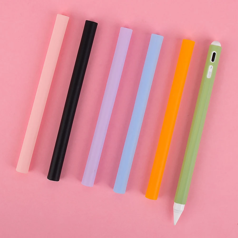 

Стилус для сенсорного экрана мягкий цветной мягкий силиконовый стилус защитный чехол для карандаша для UHB карандаш 3 силиконовый планшет с ...