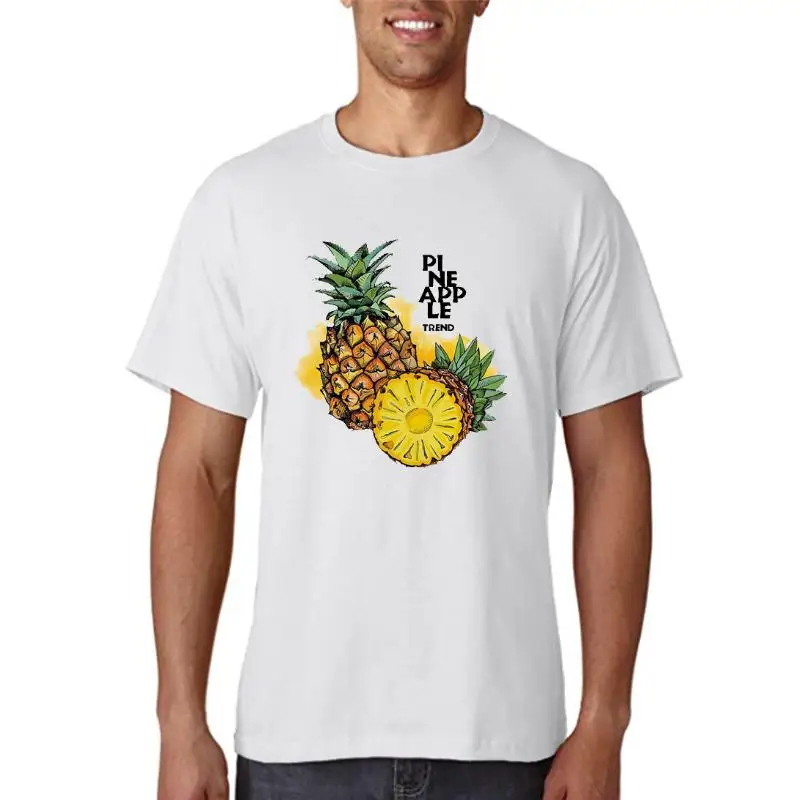 

Женская футболка с рисунком ананаса, летняя футболка с коротким рукавом и графическим принтом, 2022