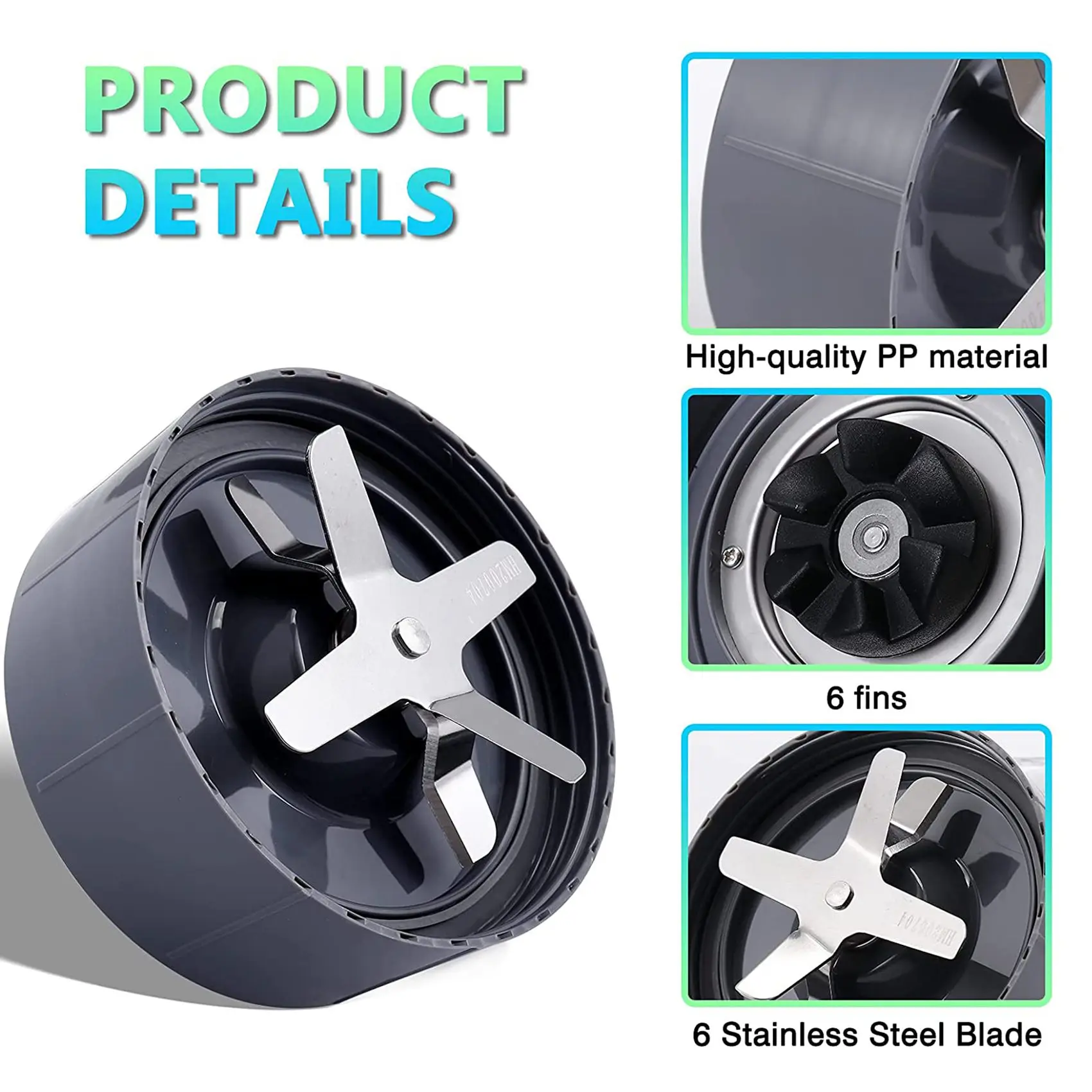 Запасные части для блендера блендеров NutriBullet 600 Вт/900 Вт/лезвие PRO - Extractor и огромные