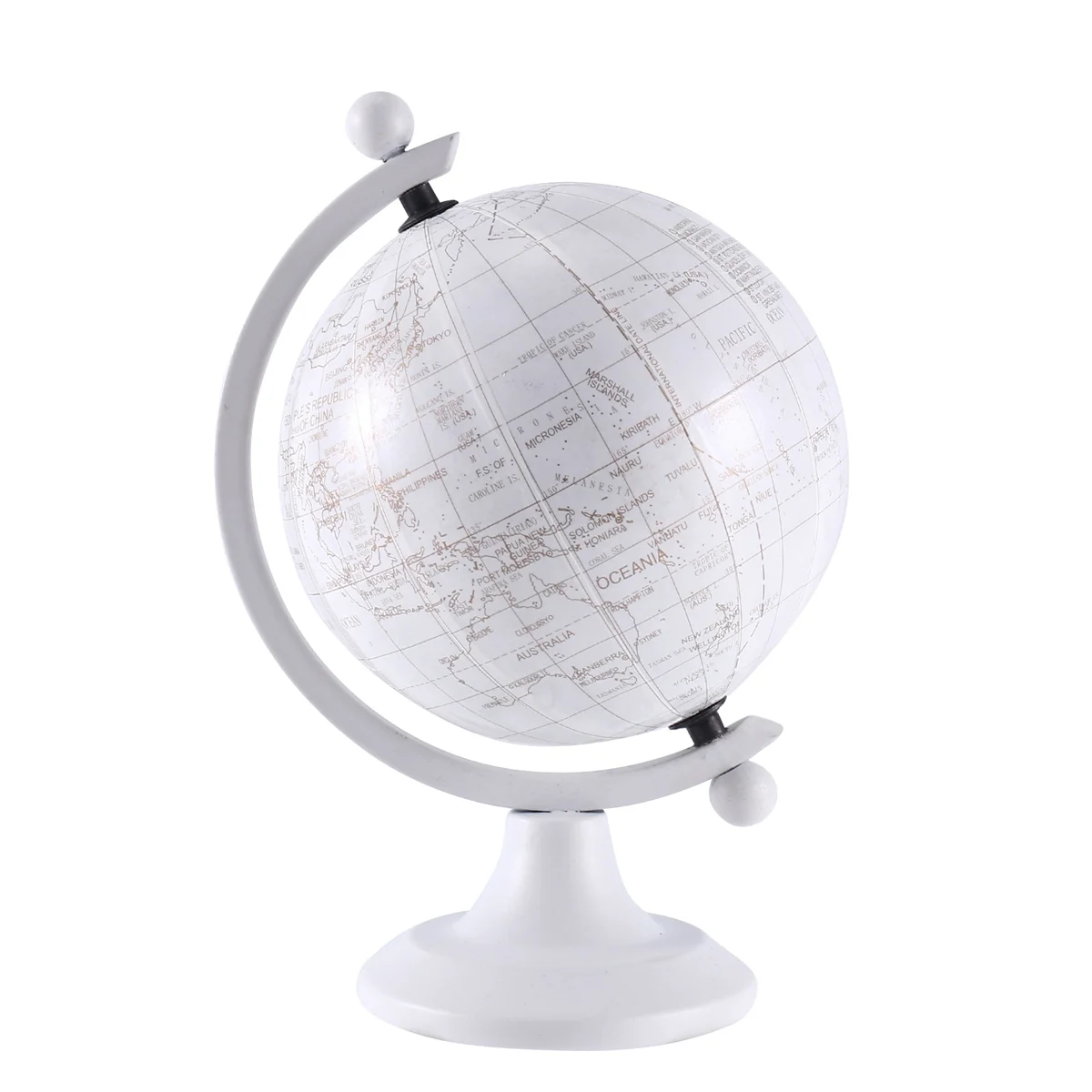 

3-дюймовый мини-Глобус для мебели масштаба 1/6 1/4, высокоточный вращающийся глобус с картой мира