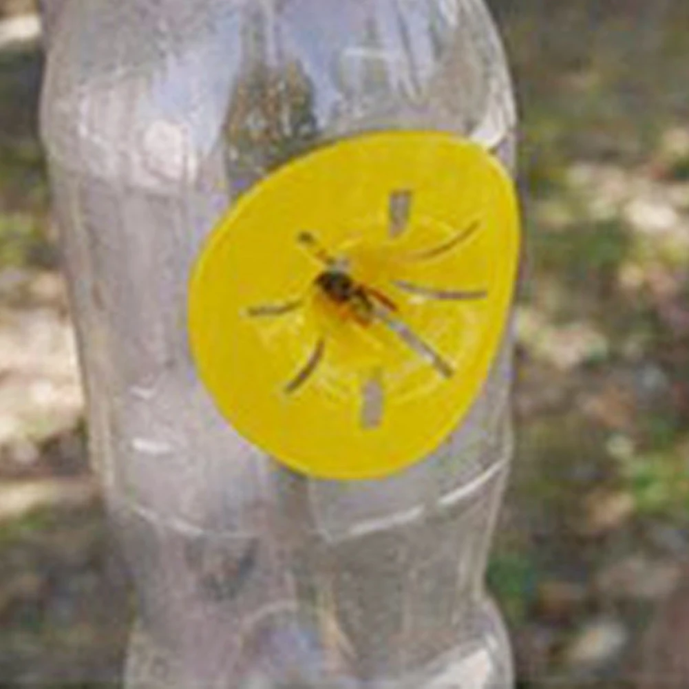 10 шт. летающие насекомые Ловец приманки подвеска пчелы многоразовая желтая
