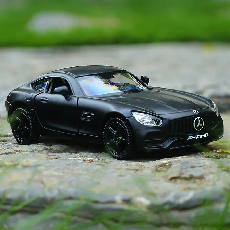 

Christmas Gifts For Children Simulation Exquisite Diecasts Toy Vehicles AMG GTS Supercar 1:36 Alloy Model Pull Back Car
