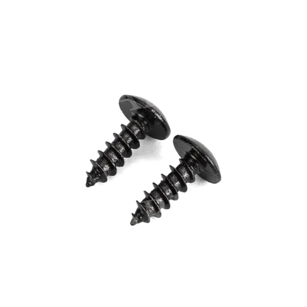 10 шт. саморезы с грибовидной головкой из черной углеродистой стали