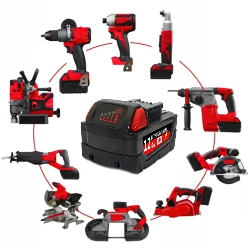 Литий-ионный аккумулятор 48-11-1860 для Milwaukee M18 M18B6 18V XC 9Ah 6Ah 12Ah