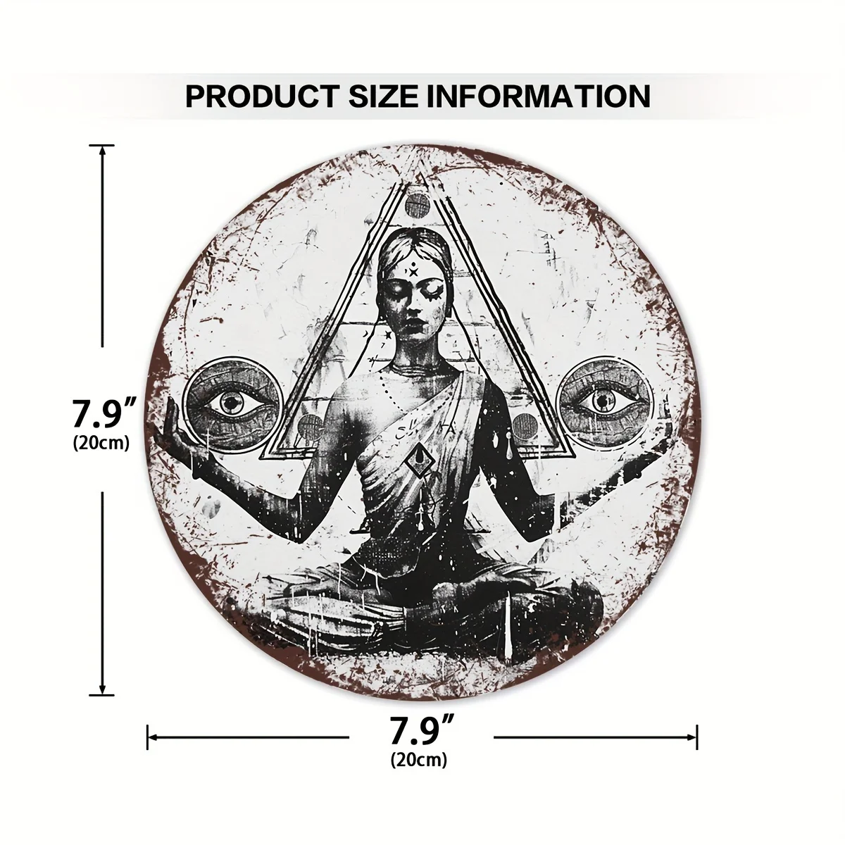 Деревенский акриловый настенный рисунок вывеска в стиле гексаграммы с