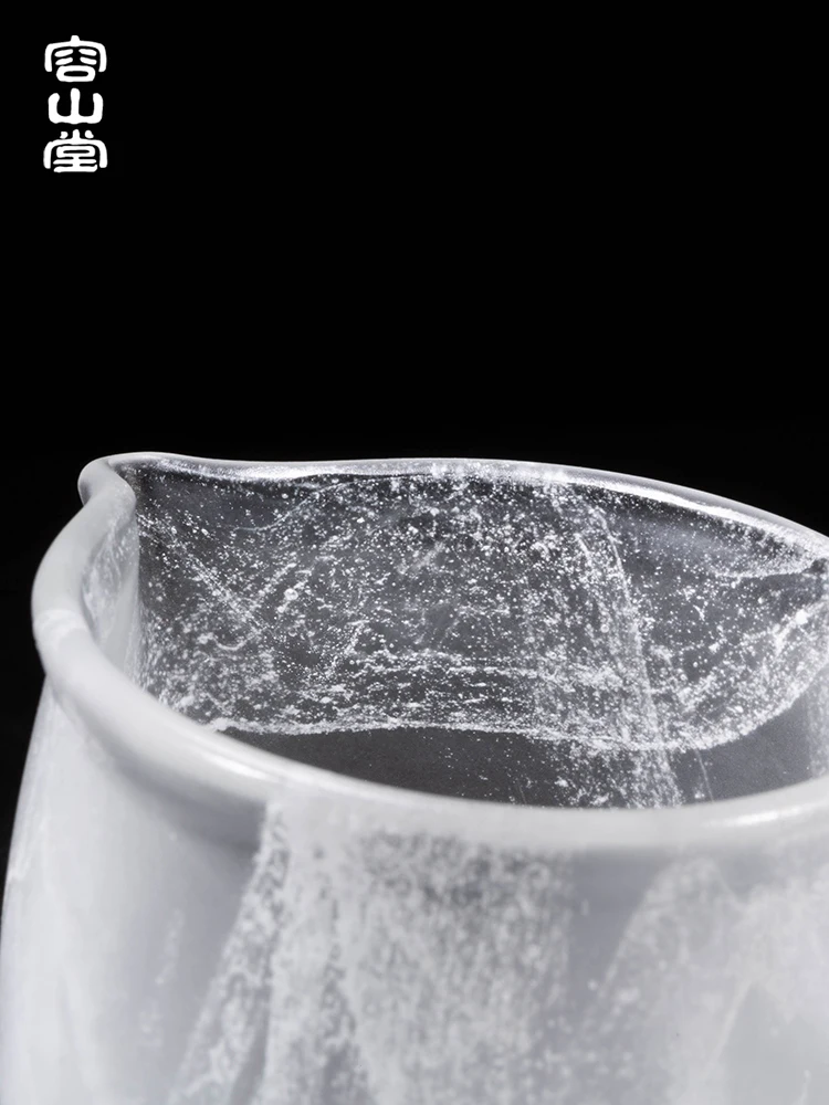 Стеклянная чашка для чая с плавающими цветами портативного одноместного гайwan