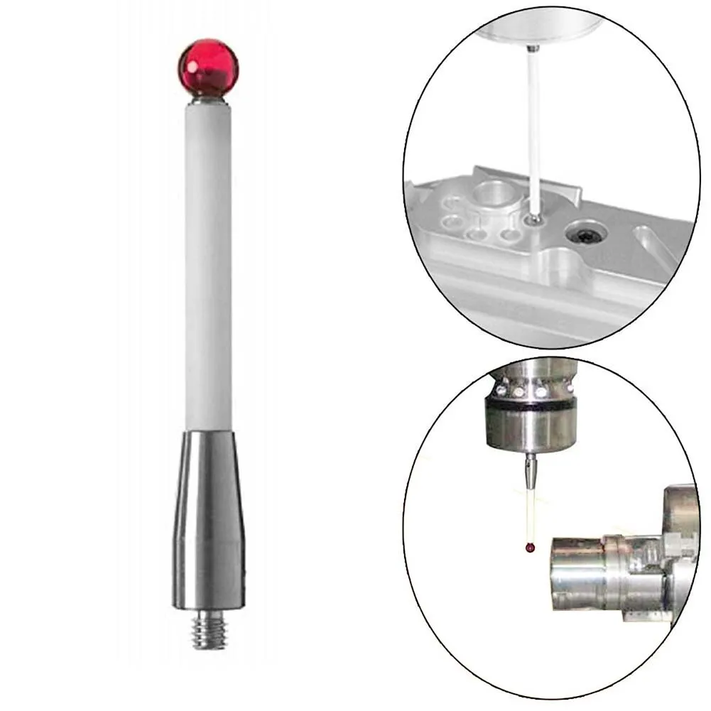 4 шт. сенсорный зонд для CMM станков керамический стержень M4 * D6 L50 Cmm наконечник