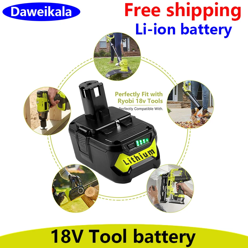 

New18V 28AH Tool Battery Lithium Ion Rechargeable Battery Electric Screwdriver High Power Battery 18650 High Capacity Battery