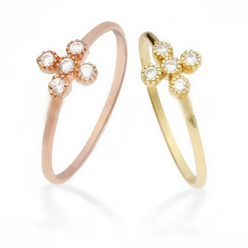 

Solid 14k Rose Gold Yellow Gold Natural Diamonds Engagement Ring Wedding Anniversary Band Party Fine Jewelry
