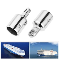 gohantee 2pcs stainless steel boats accessories marine fit 78 22mm pipe eye end cap top fitting hardware for marine boat yacht
