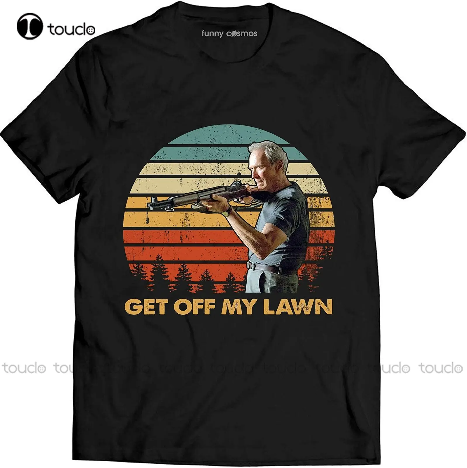 

Футболки для мужчин из фильма «Get Off My Lawn Clint Eastwood Gran Torino», размер детской футболки, индивидуальный стиль, унисекс