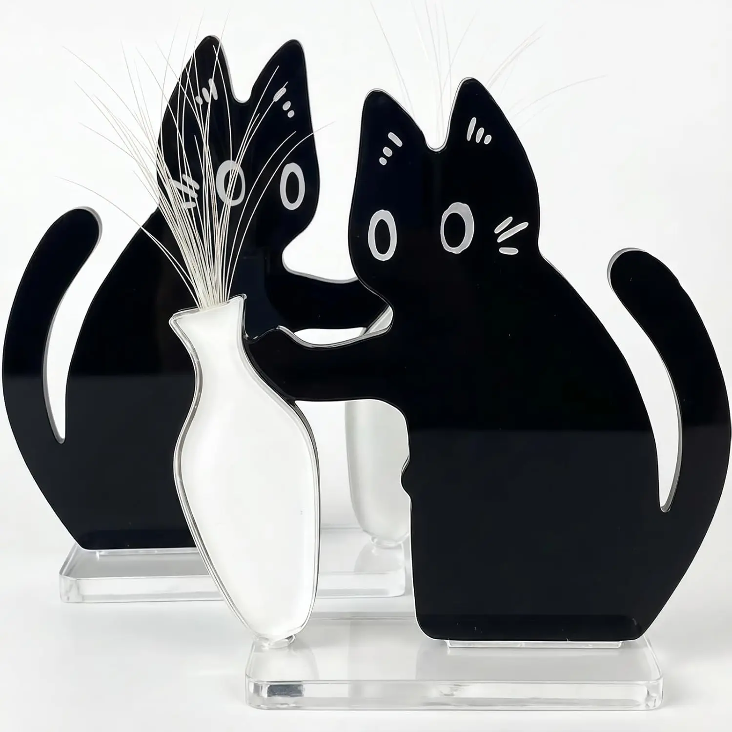 

Держатели для кошачьих усов, акриловые магниты с кошками, 2 шт.