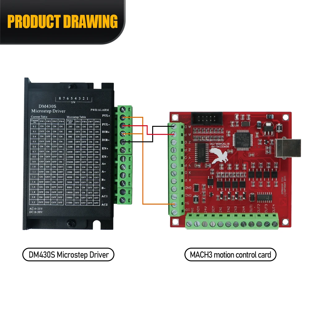 6-35 В переменного тока 8-50 постоянного двухфазный цифровой драйвер шагового