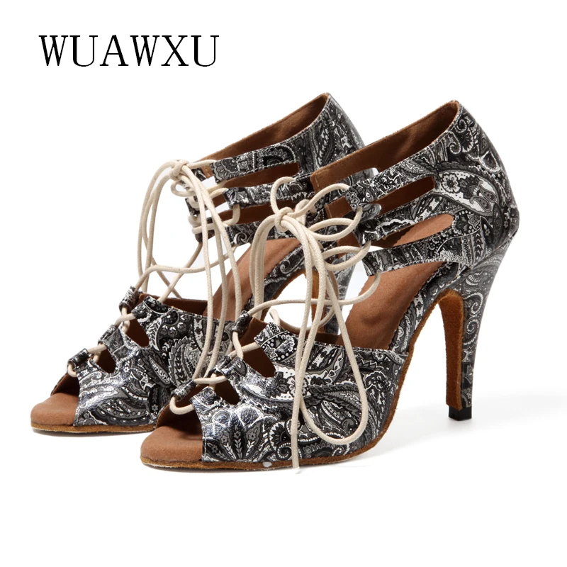 NATASHA2023 новые туфли для латиноамериканских танцев на шнуровке женские среднем