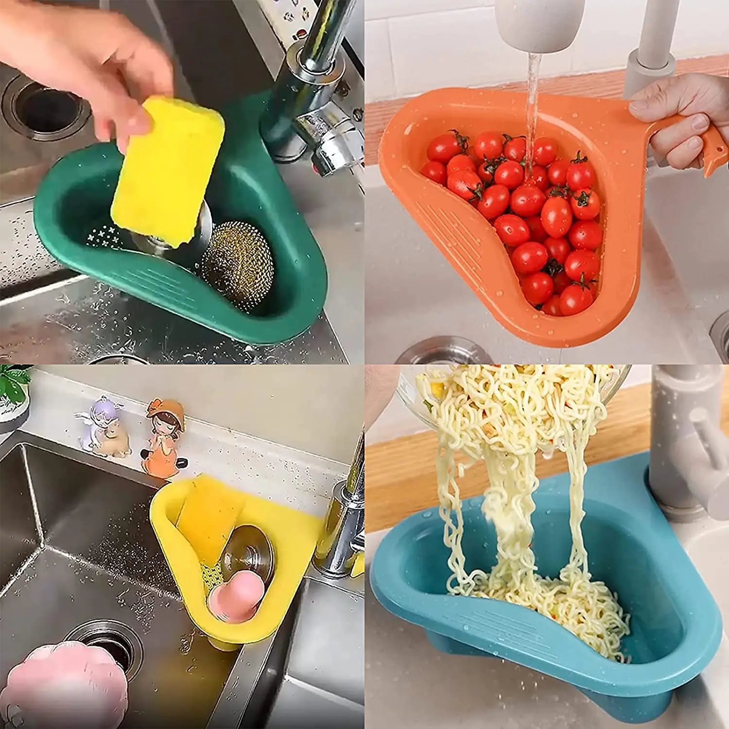 Новая кухонная сетка для раковины сливная корзина в виде лебедя обычная фруктов