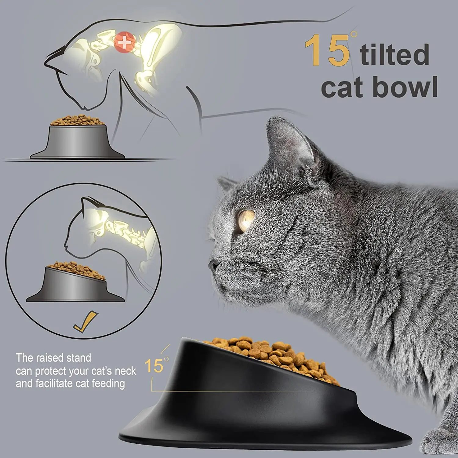 

Двойная переносная миска для собак, противоскользящая миска для путешествий на открытом воздухе, контейнер для пищи для щенков