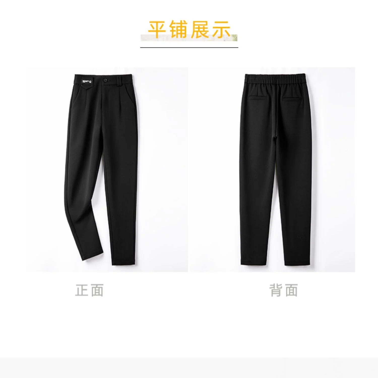 2023 New Women Spring Autumn Korean Solid High Waist Straight Suits Pants Ladies Fashion Casual Loose Long Trousers X109