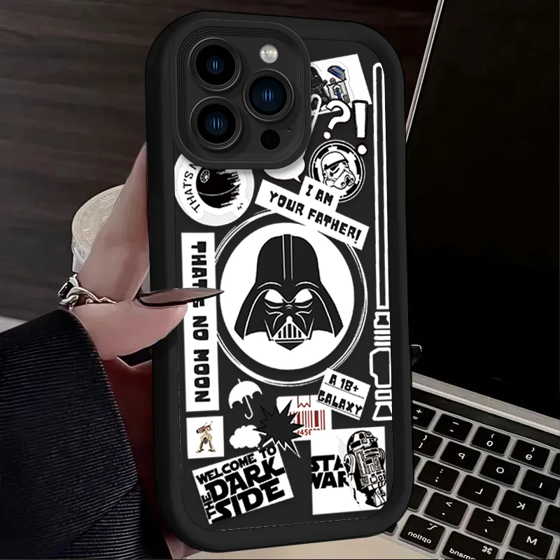 Звездные войны Дарт Вейдер чехол для телефона iPhone 14 15 Pro Max 13 12 11 X XS XR 7 8 Plus SE 2020