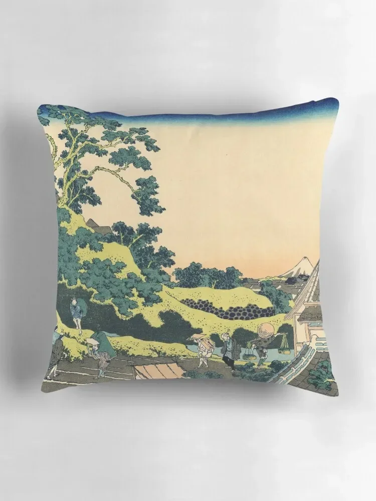Sundai Edo - Katsushika Hokusai Декоративная подушка Рождественские наволочки Роскошные