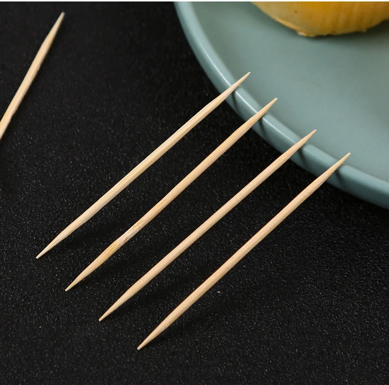 200 шт. одноразовые бамбуковые зубочистки