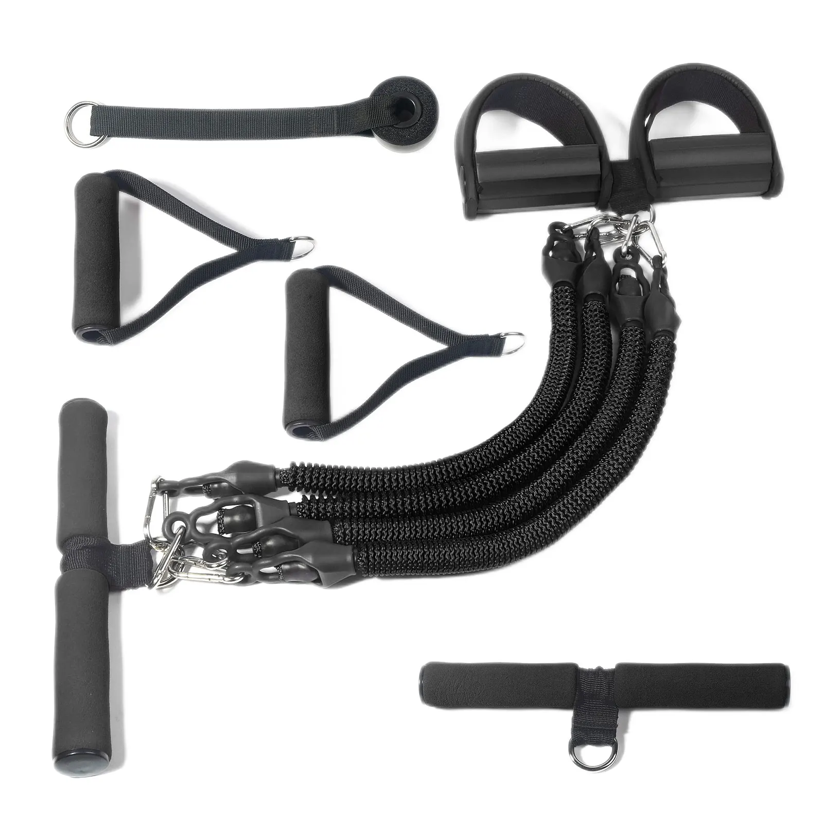 

Resistance Band Boxing Muay Training Stretching Strap Set Gym Workout Fitness Exercises Waist Leg Strength Training Belt