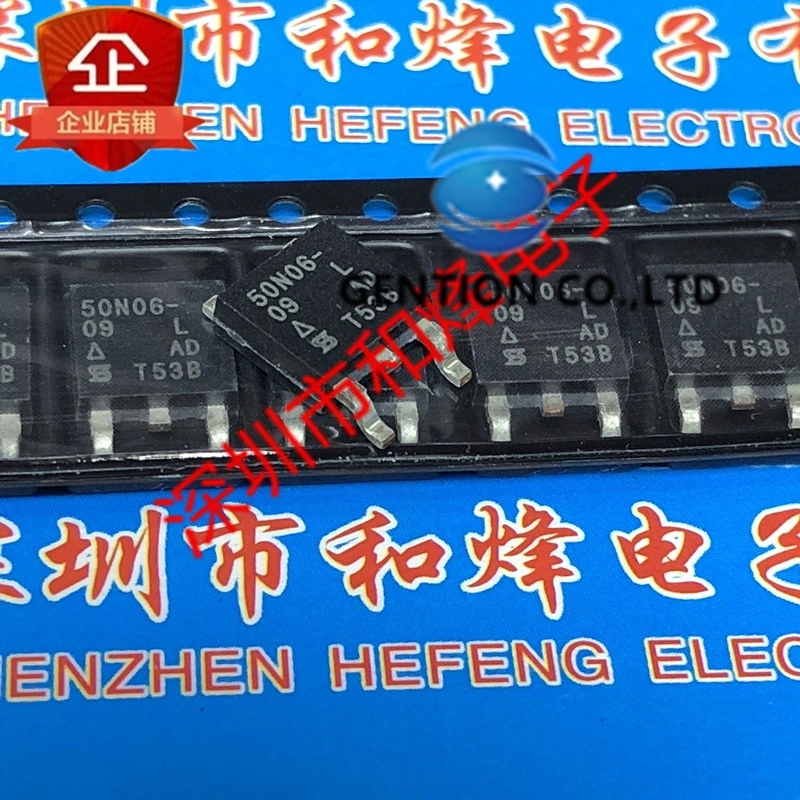 

10PCS 50N06-09L SUD50N06-09L TO-252 60V 50A in stock 100% new and original