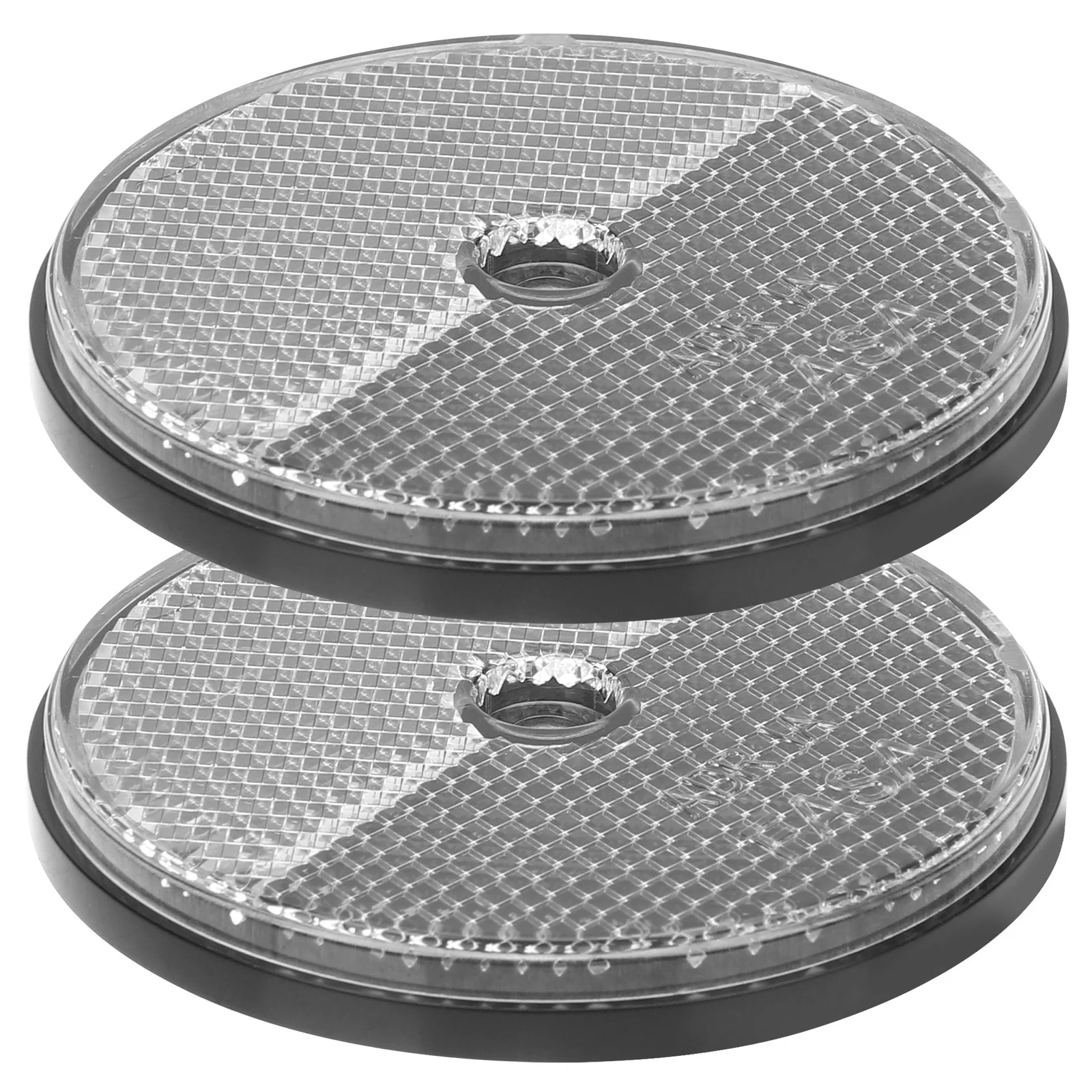 

2pcs Motorcycle Trailer Reflector Circle Automotive Trailer Safety Reflector