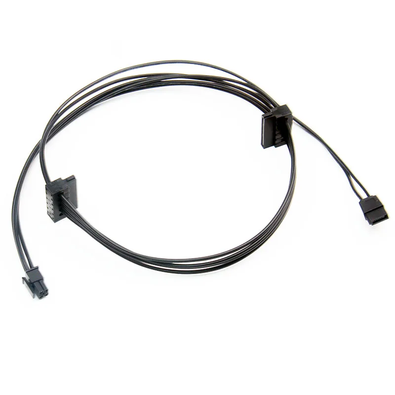 

BTBcoin Computer Cable Connectors for Lenovo M710s Power Cable 4Pin to 2 SATA 15pin + 6pin SATA CD-ROM Interface Connector Cable